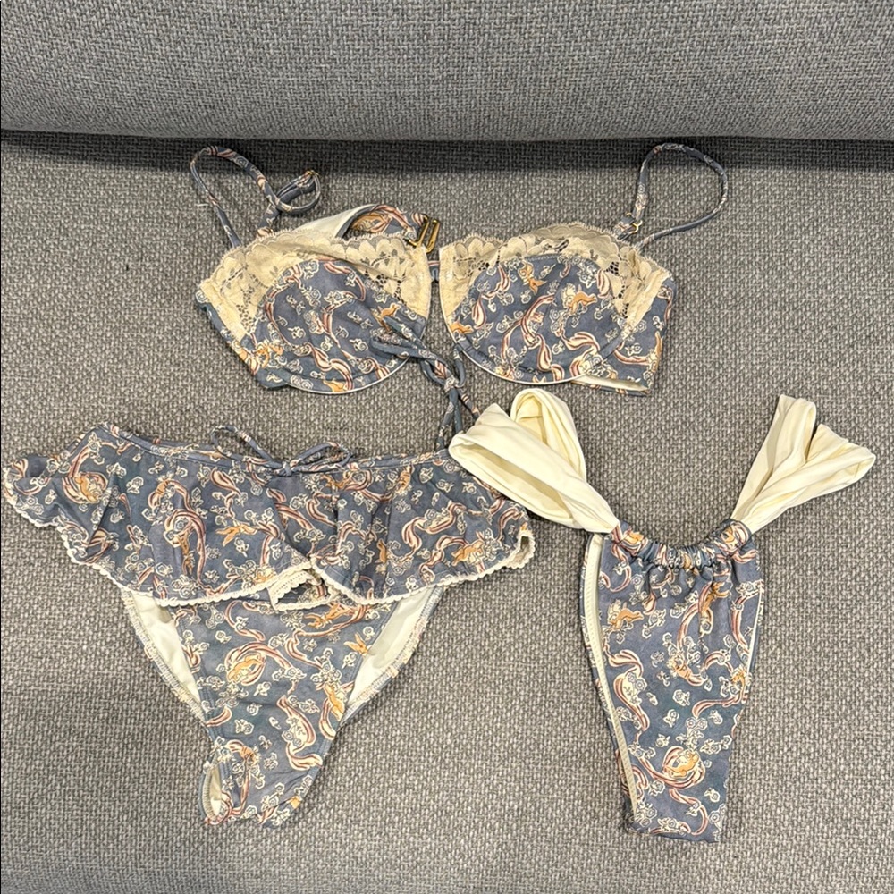 Paisley Print Bikini bundle
